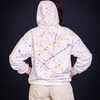 Colour Splash Abstract Oversized Hoodie