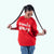 All I Need Is Money Quoted Red Oversized T-Shirt