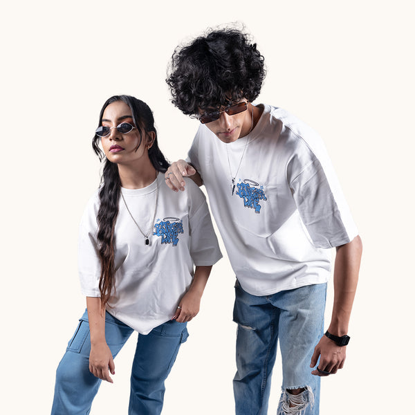 Bitter Life 2.0 White Oversized T-Shirt