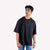 Black Solid Oversized T-Shirt