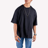 Black Solid Oversized T-Shirt