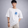 All Out Quotation White Oversized T-Shirt