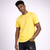 Yellow Solid Slim Fit T-Shirt