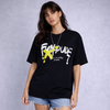 Fun Dude Black Oversized T-Shirt