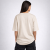 Cement Gray Solid Oversized T-Shirt