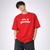 Life Is Gamble Red Oversized Red T-Shirt
