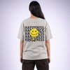 Happiness Cement Gray Oversized T-Shirt