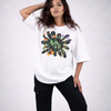 Flower 2.0 White Oversized T-Shirt
