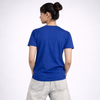 Blue Solid Slim Fit T-Shirt