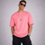 Hot Pink Solid Oversized T-Shirt