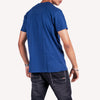 Blue Solid Slim Fit T-Shirt
