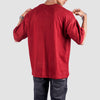 Maroon Solid Oversized T-Shirt