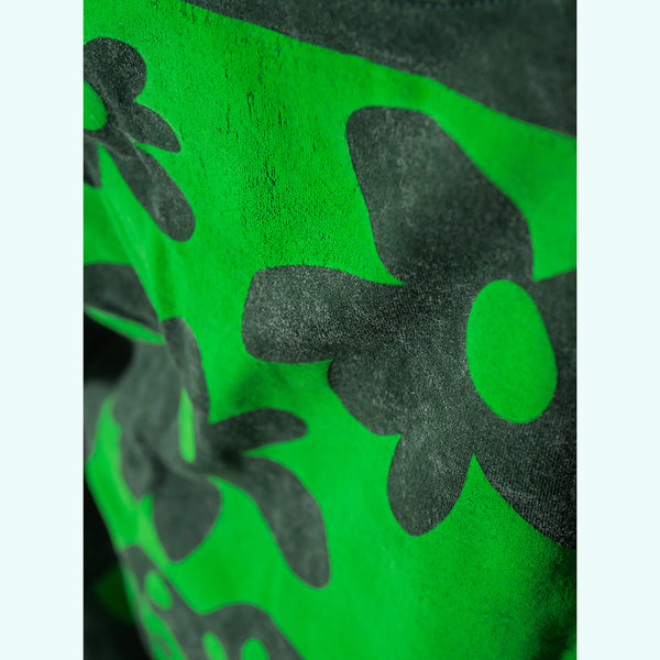 Retro Bloom Oversized Hoodie