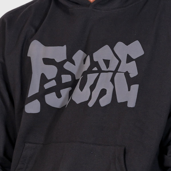 Future Statement Oversized Black Hoodie