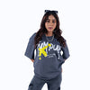Fun Dude Gray Oversized T-Shirt