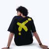 Fun Dude Black Oversized T-Shirt