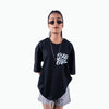Live Free Black Oversized T-Shirt