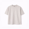 Cement Gray Solid Oversized T-Shirt