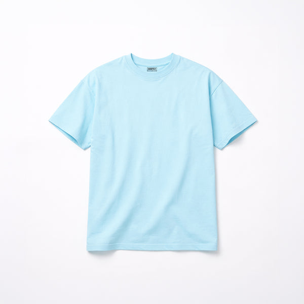 Aruba Blue Solid Oversized T-Shirt