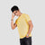 Yellow Solid Slim Fit T-Shirt