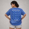 Gratification Royal Blue Oversized T-Shirt