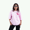 Love Yourself Pink Oversized T-Shirt