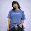 Gratification Royal Blue Oversized T-Shirt