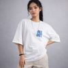 All Out Quotation White Oversized T-Shirt
