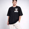 Fuck The World Black Oversized T-Shirt