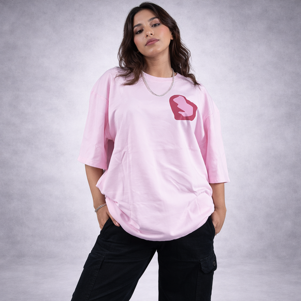Love Yourself Pink Oversized T-Shirt