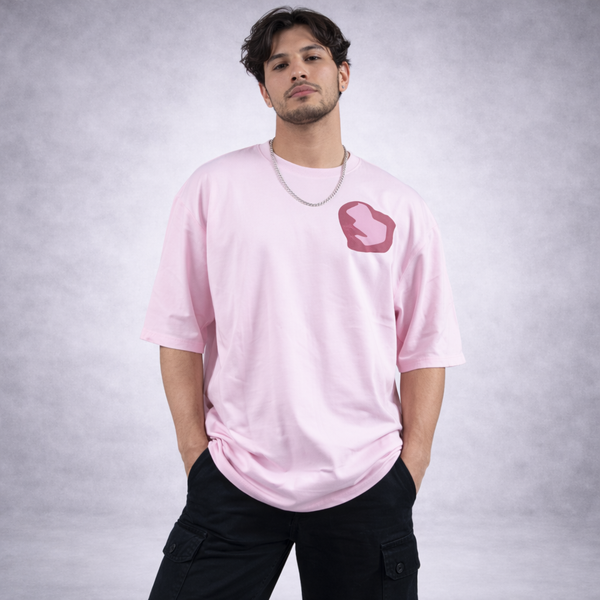 Love Yourself Pink Oversized T-Shirt