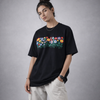 Flower Black Oversized T-Shirt