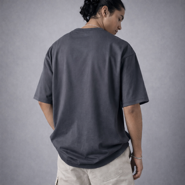 Beat The Heat Gray Oversized T-Shirt