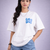 Life is Good White Oversized T-Shirt