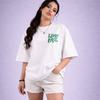 Live Free White Oversized T-Shirt