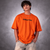 Creative Orange Oversized T-Shirt