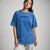 DRIPPZ Signature Royal Blue Acid Wash Oversized T-Shirt