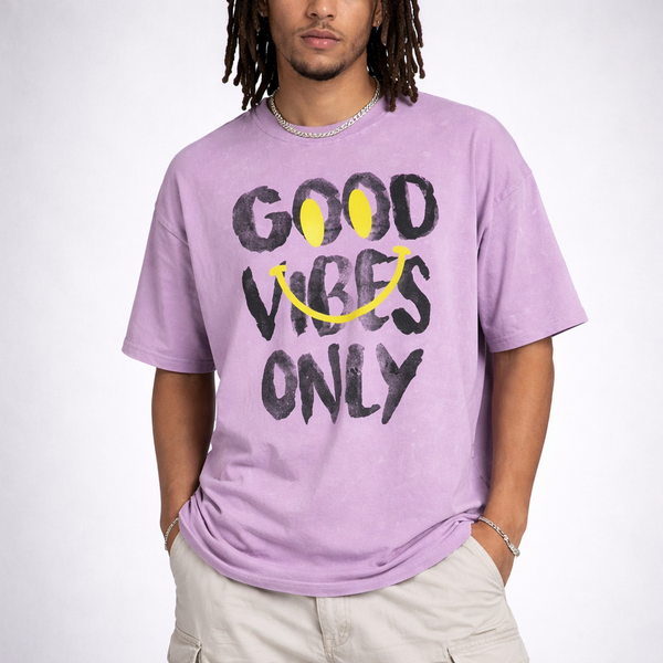 Good Vibes Only Oversized T-Shirt