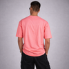Hot Pink Solid Oversized T-Shirt