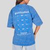 Gratification Royal Blue Oversized T-Shirt