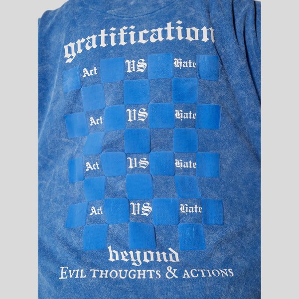 Gratification Royal Blue Oversized T-Shirt