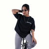 Higher Thoughts Black Oversized T-Shirt