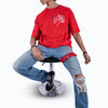 Hustle Red Oversized T-Shirt